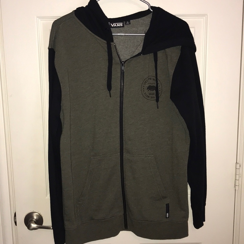 Hunter Green & Black Vans Jacket